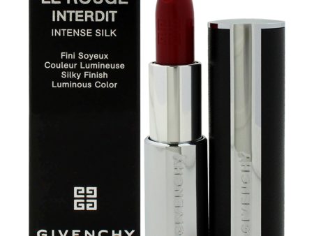 Givenchy Le Rouge Interdit Intense Silk Lipstick - 307 Grenet Initie by Givenchy for Women - 0.12 oz Lipstick (Refillable) Supply