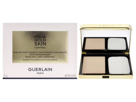 Guerlain Parure Gold Skin Control Matte Compact Foundation - 0N Very Light Skin with Neutral Beige Undertones by Guerlain for Women - 0.3 oz Foundation Online Hot Sale