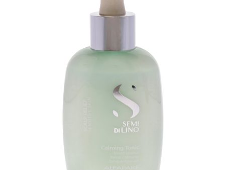 Alfaparf Milano Semi Di Lino Scalp Relief Calming Tonic by Alfaparf Milano for Unisex - 4.23 oz Tonic For Sale