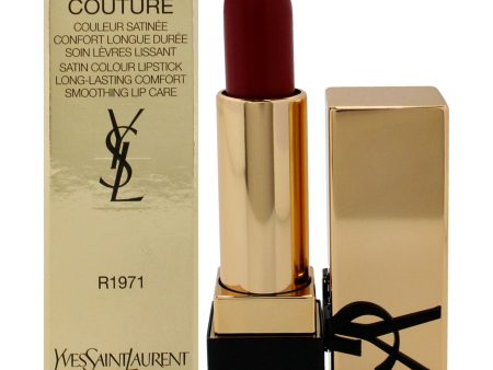 Yves Saint Laurent Rouge Pur Couture Satin Lipstick - R1971 Rouge Provocation by Yves Saint Laurent for Women - 0.13 oz Lipstick Supply