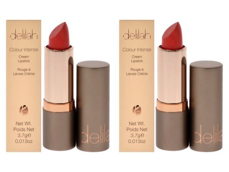 Delilah Colour Intense Cream Lipstick - Tango by Delilah for Women - 0.13 oz Lipstick - Pack of 2 For Discount