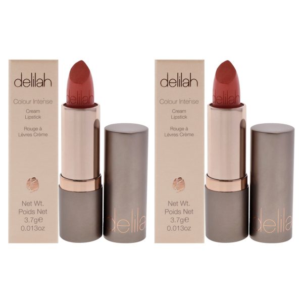 Delilah Colour Intense Cream Lipstick - Foxy by Delilah for Women - 0.013 oz Lipstick - Pack of 2 For Sale