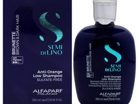 Alfaparf Milano Semi Di Lino Brunette Anti-Orange Low Shampoo by Alfaparf Milano for Unisex - 8.45 oz Shampoo For Cheap