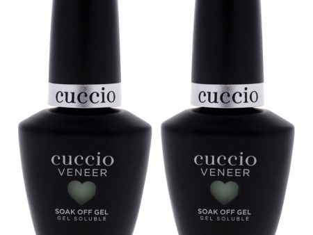 Cuccio Colour Veener Soak Off Gel - Positivity by Cuccio Colour for Women - 0.44 oz Nail Polish - Pack of 2 Cheap