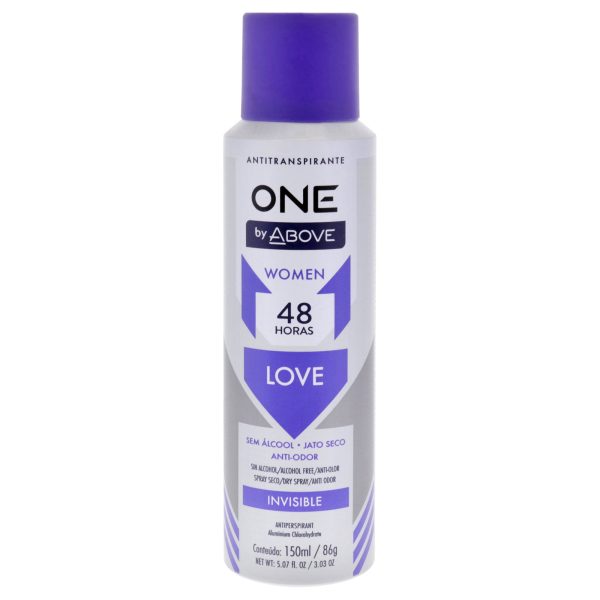 Above 48 Hours One Antiperspirant Deodorant - Love by Above for Women - 3.03 oz Deodorant Spray Discount