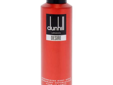 Alfred Dunhill Desire Red London by Alfred Dunhill for Men - 6 oz Deodorizing Body Spray Cheap