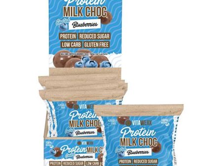 Vitawerx Protein Milk Chocolate Coated Blueberries 10x60g on Sale