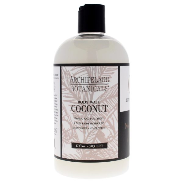 Archipelago Botanicals Body Wash - Coconut by Archipelago Botanicals for Unisex - 17 oz Body Wash For Discount