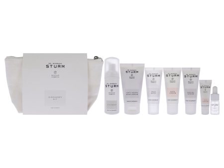 Dr. Barbara Sturm Discovery Kit by Dr. Barbara Sturm for Women - 8 Pc 1.69oz Cleanser, 0.67oz Facial Scrub, 0.67oz Face Mask, 0.1oz Hyaluronic Serum, 0.16oz Eye Cream, 0.67oz Face Cream, 1.69oz Anti Aging Body Cream, Pouch For Cheap