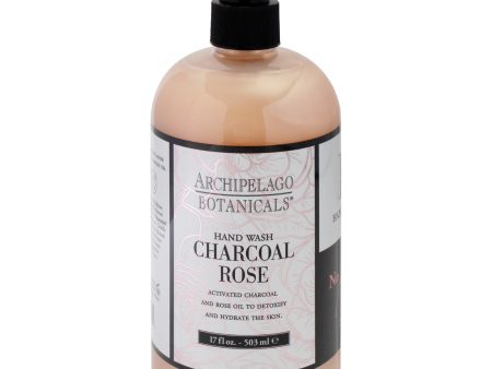 Archipelago Botanicals Hand Wash - Charcoal Rose by Archipelago Botanicals for Unisex - 17 oz Hand Wash Hot on Sale