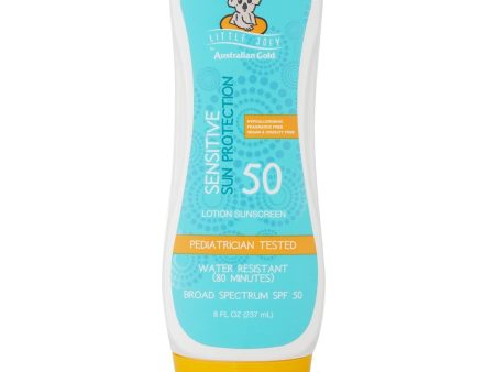 Australian Gold Little Joey Lotion Sunscreen SPF 50 (Sensitive Sun Protection)  237ml 8oz Cheap