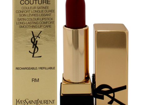 Yves Saint Laurent Rouge Pur Couture Satin Lipstick - RM Rouge Muse by Yves Saint Laurent for Women - 0.13 oz Lipstick For Sale