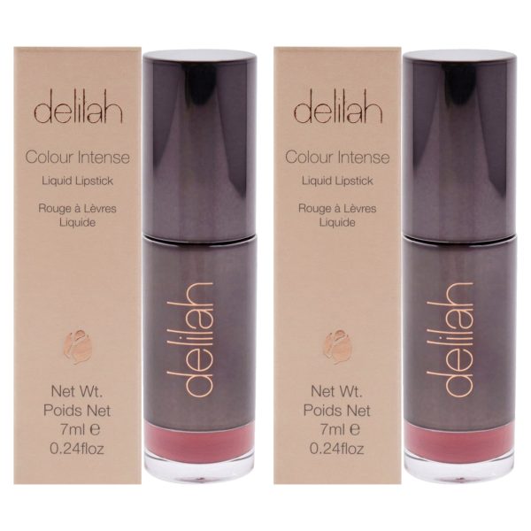 Delilah Colour Intense Liquid Lipstick - Blossom by Delilah for Women - 0.24 oz Lipstick - Pack of 2 Online