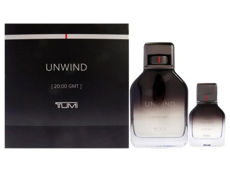 Tumi Unwind by Tumi for Men - 2 Pc Gift Set 6.8oz EDP Spray, 1oz EDP Spray Discount