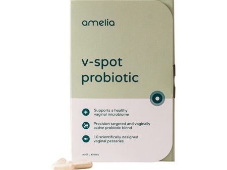 Amelia V-Spot Probiotic Vaginal Pessaries x 10 Pack For Cheap