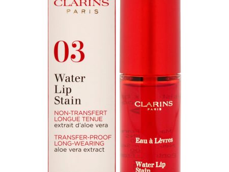 Clarins Water Lip Stain - 03 Red Water by Clarins for Women - 0.2 oz Lipstick Sale