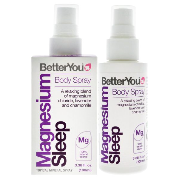 BetterYou Magnesium Sleep Body Spray by BetterYou for Unisex - 3.38 oz Body Spray For Sale