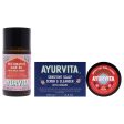 AyurVita Amla and Neem Restorative Hair Oil with Brahmi Sensitive Scalp Scrub and Cleanser Kit by AyurVita for Unisex - 3 Pc Kit 2 x 2oz Oil, 8.8oz Cleanser For Discount