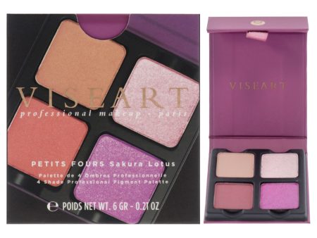 Viseart Paris Petits Fours Eyeshadow Palette - Sakura Lotus by Viseart Paris for Women - 0.21 oz Eye Shadow Supply