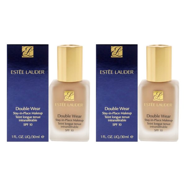 Estee Lauder Double Wear Stay-In-Place Makeup SPF 10 - 2C3 Fresco - All Skin Types by Estee Lauder for Women - 1 oz Foundation - Pack of 2 Sale