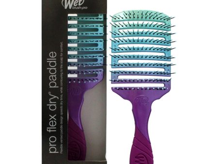 Wet Brush Pro Flex Dry Paddle Brush - Teal Ombre by Wet Brush for Unisex - 1 Pc Hair Brush For Sale