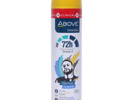 Above 72 Hours Neymar Jr Derma Clinical Antiperspirant Deodorant - Teen Boy by Above for Men - 3.17 oz Deodorant Spray on Sale