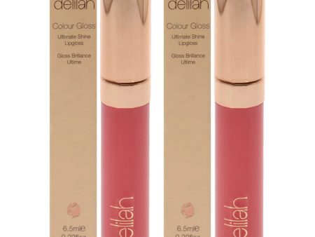 Delilah Ultimate Shine Lip Gloss - Amalie by Delilah for Women - 0.22 oz Lip Gloss - Pack of 2 Online now