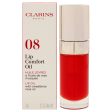 Clarins Lip Comfort Oil - 08 Strawberry by Clarins for Women - 0.2 oz Lip Oil Fashion