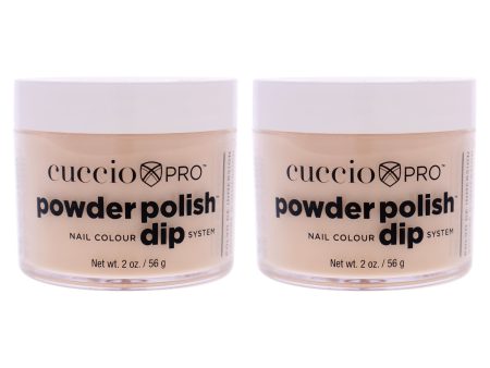 Cuccio Pro Pro Powder Polish Nail Colour Dip System - Flattering Peach by Cuccio Pro for Women - 0.5 oz Nail Powder - Pack of 2 Fashion