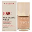 Clarins Skin Illusion Velvet Foundation - 109C Wheat by Clarins for Women - 1 oz Foundation Hot on Sale