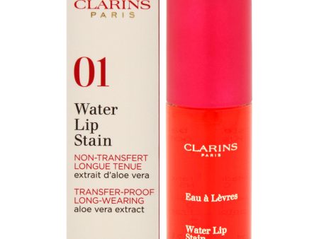 Clarins Water Lip Stain - 01 Rose Water by Clarins for Women - 0.2 oz Lipstick Hot on Sale