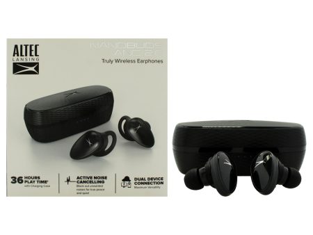 Altec Lansing NanoBuds ANC 2.0 Headphones - Black by Altec Lansing for Unisex - 1 Pc Headphones Cheap