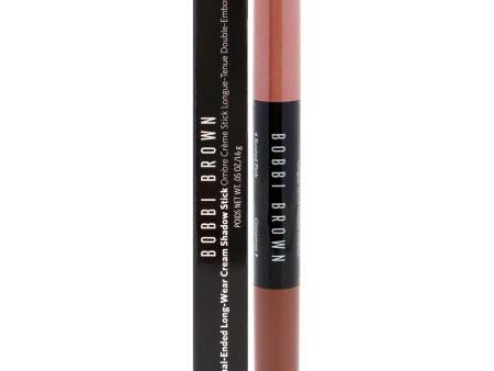 Bobbi Brown Dual-Ended Long-Wear Cream Shadow Stick - Rusted Pink-Cinnamon by Bobbi Brown for Women - 0.05 oz Eye Shadow Supply