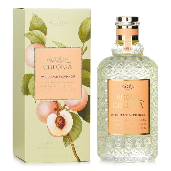 4711 Acqua Colonia White Peach & Coriander Eau De Cologne Spray  170ml 5.7oz x2 Online