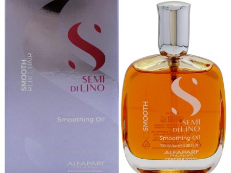 Alfaparf Milano Semi Di Lino Smooth Smoothing Oil by Alfaparf Milano for Unisex - 3.38 oz Oil Discount