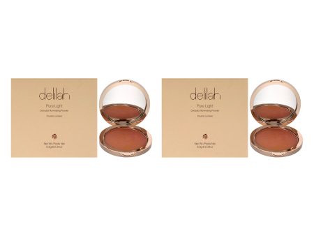 Delilah Pure Light Compact Illuminating Powder- Lustre by Delilah for Women - 0.34 oz Powder - Pack of 2 For Discount