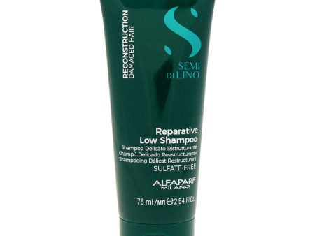 Alfaparf Milano Semi Di Lino Reconstruction Reparative Low Shampoo by Alfaparf Milano for Unisex - 2.54 oz Shampoo Discount