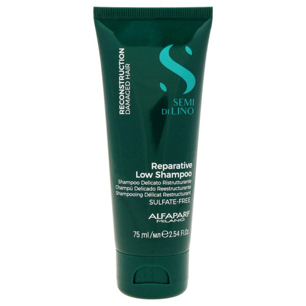 Alfaparf Milano Semi Di Lino Reconstruction Reparative Low Shampoo by Alfaparf Milano for Unisex - 2.54 oz Shampoo Discount