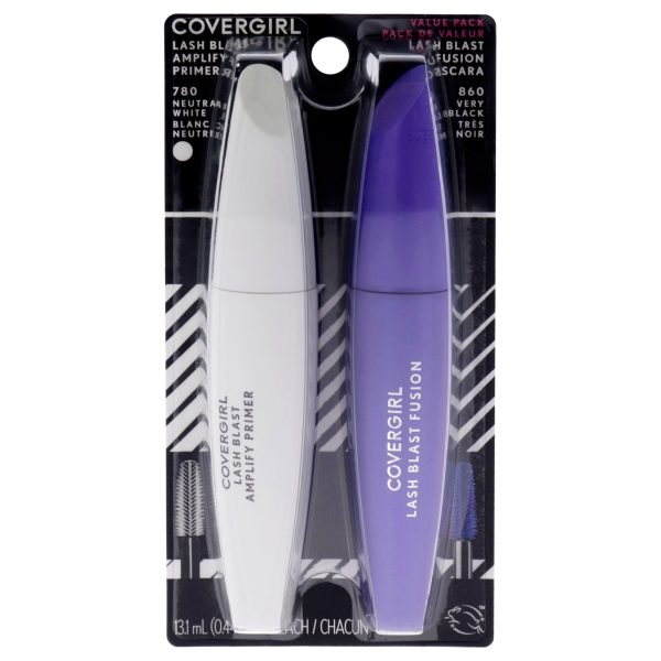 Covergirl Lash Blast Fusion Mascara - 860 Very Black by CoverGirl for Women - 2 Pc 0.44oz Mascara, 0.44oz Primer Online Hot Sale