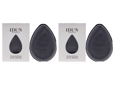 Idun Minerals Primer and Blotting Dual Sponge - 049 by Idun Minerals for Women - 1 Pc Sponge - Pack of 2 Online Hot Sale