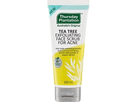 Thursday Plantation Tea Tree Exfoliating Face Scrub For Acne 100ml Fashion