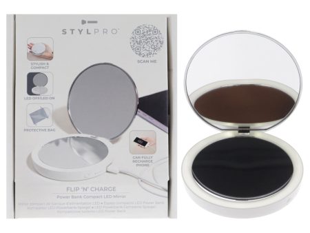 Stylideas Stylpro Flip N Charge Power Bank Compact Led Mirror by Stylideas for Women - 1 Pc Mirror on Sale