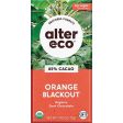 Alter Eco Chocolate Organic Dark Orange Blackout 12x75g Online Sale