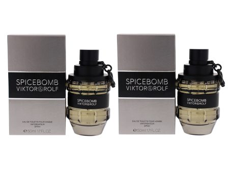 Viktor & Rolf Spicebomb by Viktor and Rolf for Men - 1.7 oz EDT Spray - Pack of 2 Supply