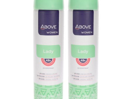 Above 48 Hours Antiperspirant Deodorant - Lady by Above for Women - 3.17 oz Deodorant Spray - Pack of 2 For Discount