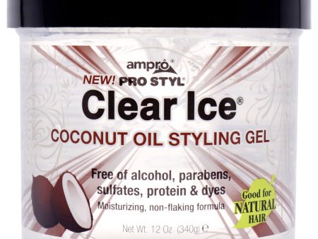 Ampro Pro Styl Clear Ice Gel - Coconut by Ampro for Women - 12 oz Gel Fashion