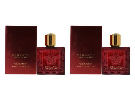 Versace Versace Eros Flame by Versace for Men - 1.7 oz EDP Spray - Pack of 2 Sale