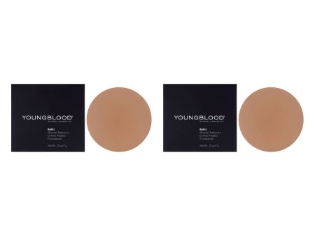 Youngblood Mineral Radiance Creme Powder Foundation - Tawnee by Youngblood for Women - 0.25 oz Foundation(Refill) - Pack of 2 Supply