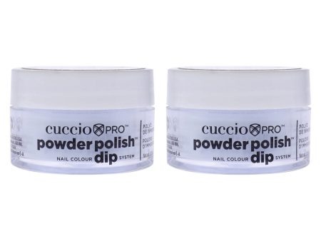 Cuccio Colour Pro Powder Polish Nail Colour Dip System - Peppermint Pastel Blue - Pack of 2 by Cuccio Colour for Women - 0.5 oz Nail Powder Fashion