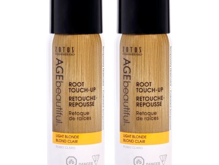 AGEbeautiful Root Touch Up Temporary Haircolor Spray - Light Blonde by AGEbeautiful for Unisex - 2 oz Hair Color - Pack of 2 Cheap